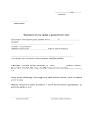 Warto jednak posiadać dokument, na podstawie którego można się powołać i potwierdzić porozumienie stron. Porozumienie W Sprawie Rozwiazania Umowy O Prace
