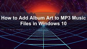 If you want to embed album art in mp3 files, you can try to add images or photos to the mp3. How To Add Album Art To Mp3 In Windows 10
