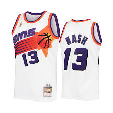 We don't know when or if this item will be back in stock. Steve Nash Suns 13 1996 1997 Hardwood Classics Authentic White Jersey