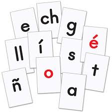 Really Good Stuff Make A Word Student Pocket Chart Kit Spanish Alphabet