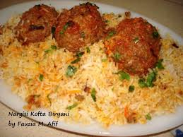 2 for the kofta, put the minced lamb in a bowl and mix together with the spices, garlic and lemon zest. Nargisi Kofta Biryani Fauzia S Kitchen Fun
