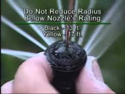 Rain Bird Rotary Nozzles Adjusting The Radius