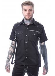 Dark fashion at it's finest. Mens Gothic Clothing Attitude Clothing