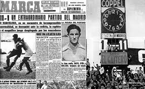 Instead in 19—— madrid won against barca 11—1 in second round of copa dey. The Origin Of El Clasico General Franco 11 Catalan Province 1 Goalden Times