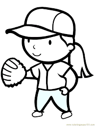 Softball coloring pages free players page printable to print. Softball Coloring Page For Kids Free Summer Sports Printable Coloring Pages Online For Kids Coloringpages101 Com Coloring Pages For Kids
