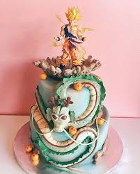 Pin By Rhonda Mcelveen On Wedding Anime Cake Grooms Cake Dragonball Z Cake