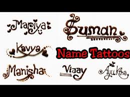 See more ideas about henna, henna designs, henna tattoo. Stylish Temporary Tattoo Tutorial Indian Name Tattoo Designs For Hands New Henna Mehndi Tattoos