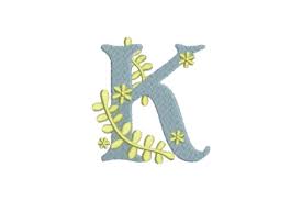 Download Floral Alphabet K Creative Fabrica SVG Cut Files