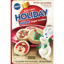 Christmas cookies to make now and freeze for later. Pillsbury Ready To Bake Assorted Cookie Dough 11 Oz Instacart