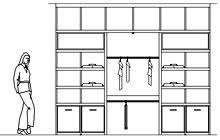Scegli dove sistemare ripiani e specchi, scarpiere e accessori per organizzare i vestiti. Cabina Varie U Forme Cabina Armadio Dwg P7l