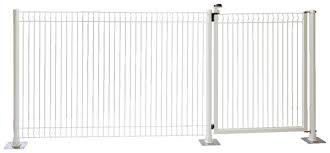 Poteau Sur Socle Pour Cloture Piscine L 50 Mm H 2 4 M L 70 Mm