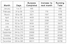 How To Complete The 365 Day Burpee Challenge S S Blog