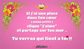 Si J Ai Une Place Dans Ton Cœur Meme Petite Coeur Place Images Droles