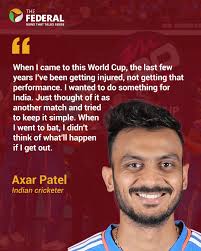 All-rounder Axar Patel, who made a vital 47 in the final, said he wanted to  do something for the country. Read here:  https://thefederal.com/cricket/hardik-pandya-after-indias-t20-wc-win-very-emotional-last-6-months-have-been-unfair-130385