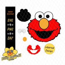 Download Elmo Face Head Svg Dxf Sesame Street Birthday Card Birthday Invitation By Dizzydaffodildesign On Et Elmo Birthday Party Boy Elmo Birthday Elmo Birthday Party