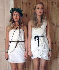 Pin By Parachute On On The Parachute Blog Toga Costume Diy Toga Party Costume Greek Goddess Costume Diy
