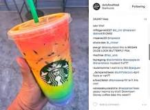 What is the rainbow drink at Starbucks?