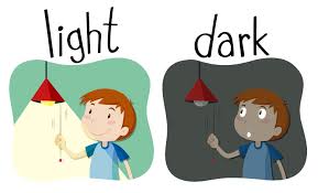 Light Dark English Lessons For Kids Light In The Dark Adjectives