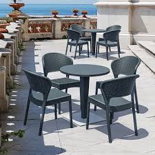 Siesta Rattan Rivatona Yuvarlak Masa Takimi Beyaz Balkon Fiyati