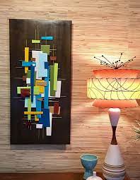 Mid Century Modern Abstract Wall Art Sculpture Painting Retro Etsy Modern Abstract Wall Art Modern Art Abstract Abstract Wall Art