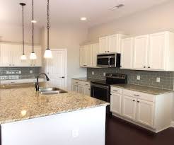 Gorgeous White Cabinets Light Colored Granite Countertops Carolina Shores North Carolina Drhorton Find Horton Homes House Under Construction New Kitchen
