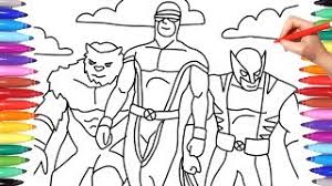 Original line art by edex inks by *dextervines colors by me ~joshj81 update: X Men Wolverine X Men Coloring Pages Wolverine Coloring Pages Coloring Videos Youtube