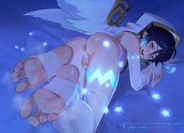 genshin impact, venti (genshin impact), frogzone art, 1boy, 1femboy - R34  Vault