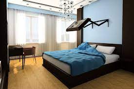 Flip Out Tv Wall Mount Cleverly Conceals Your Flatscreen Digital Trends Bedroom Tv Wall Wall Mounted Tv Tv In Bedroom