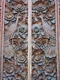 bali door carving carved doors unique doors doors