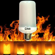 99fab Led Flame Effect Flickering Fire Light Bulb With Gravity Sensor