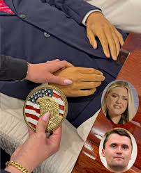 Erika Kirk posted this on her Instagram Charlie Kirk's "Presidential Medal of Freedom: President Trump honor Charlie Kirk with highest civilian award :O :O