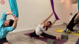 Yoga Everyday 60 Min Aerial Hammock Yoga Class Day 12 Fitness At 50 2020 Challenge Youtube