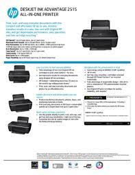 The printer software will help you: Deskjet Ink Advantage 2515 All In One Printer Manualzz