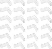 UFURMATE Glass Connector, 24Pcs Plastic L Shaped Glass ...