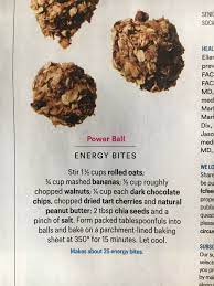 Family Circle Power Ball Energy Bites Power Bites Recipe Real Food Recipes Family Circle Recipes