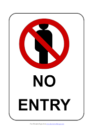 The ability to create word lists is available full members. No Entry Signs Poster Template