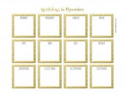 Select a free birthday calendar template from the selection below and click on customize to open the calendar maker. Free Birthday Calendar Template Printable Customizable