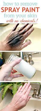 How To Remove Spray Paint From Your Skin - No Chemicals - Mom 4 Real Cleaning Hacks Diy Cleaning Products Cleaning