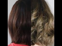 طريقه صبغ الشعر من بني غامق الى اشقر رمادي how to dye hair from dark brown to ash dark blonde youtube hair hair styles dark hair