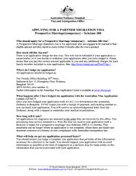 However, there's little information about what not to put in a cover letter. Partner Visa 801 Statutory Declaration Example