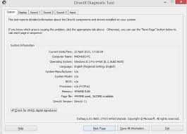 Get the dxdiag_systeminfo child container. How To Download Update Directx In Windows 10