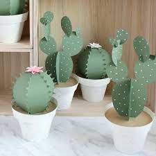 Hace solo unos pocos cientos de años que esta especie de planta se ha extendido por el viejo riega tus cactus con la frecuencia adecuada. 1 3d Paper Cactus Pot Manualidades Flor De Paper Suculentas De Papel