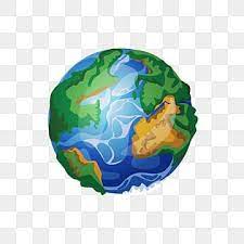 Planet Earth Isolated Cartoon Illustration Planet System Earth Png And Vector With Transparent Background For Free Download Cartoon Illustration Vector Art Free Vector Graphics