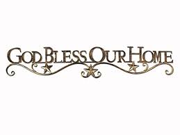 Once typically found only in rustic or farmhouse style decor settings, this wall art will easily. Buy Young S 41 X 0 25 X 7 5 Metal God Bless Our Home Wall Sign Online At Low Prices In India Amazon In
