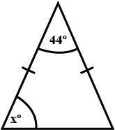 To calculate the isosceles triangle perimeter, simply add all the triangle sides: The Diagram Shows An Isosceles Triangle Find The Value Of X