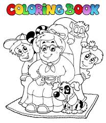 Antes de guardar debes colorear tu dibujo. 13 181 Familia Para Colorear Imagenes Y Fotos 123rf