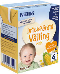 Majsvalling Drickfardig 6 Man Nestle Coop Deras välling kan hon inte äta (vet inte varför men hon reagerar på den med) så hon äter istället det borde man ju även kunna göra med enagos välling. majsvalling drickfardig 6 man