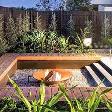 386 Likes 17 Comments Houzz Australia Houzzau On Instagram Salty Air And Sandy Wind Are Tough Elements To Deal Backyard Fire Fire Pit Backyard Backyard