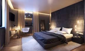 Schlafzimmer Modern Gestalten Ideen Dunkel Beige Anthrazit Grau Beleuchtung Akzente Schlafzimmer Gestalten Schlafzimmer Design Modernes Schlafzimmer Design