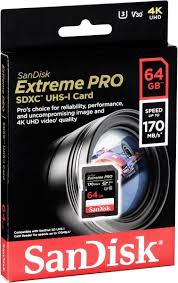 This is mainly useful for camcorders, video recorders and other devices with video recording capabilities. Sandisk Extreme Pro Sdxc Card 170mb S V30 Uhs I U3 64gb Sd Sdhc Sdxc Memory Cards Computeruniverse Computeruniverse